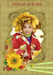 yellow flower and leaves photo frame collage