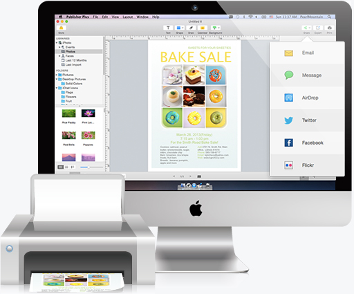 Print your desktop publishing with high resolution