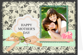 wish mom a happy mother's day with the card