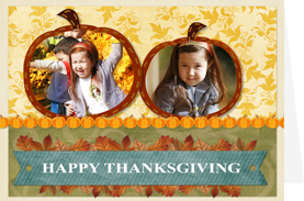 pumpkin thanksgiving card template