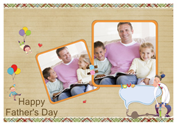 happy fathers day template