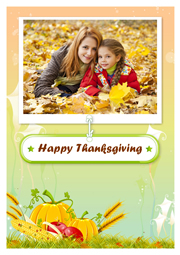 thanksgiving card with sweet times
