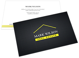 business card template for real estate