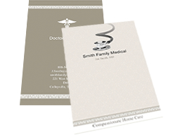 fancy business card template for medical