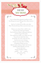 special card for my mom