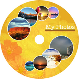 beautiful photo disk cover
