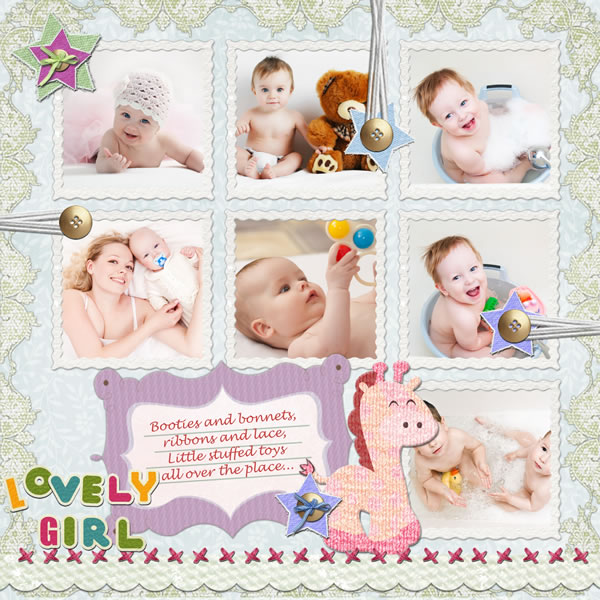 Baby Scrapbook Templates Baby Scrapbook Samples Scrapbook Crafter 