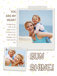 Make a photo collage for your dear mom