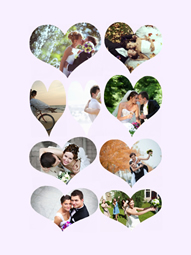 Create a unique and memorable weeding collage