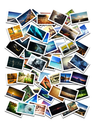 Pile your photos together to make a beautiful collage