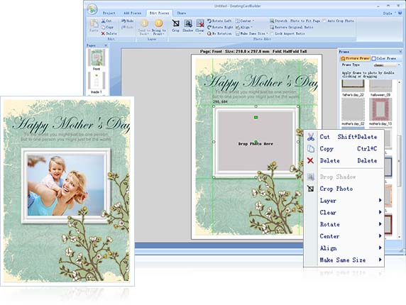 photo card maker free download templates