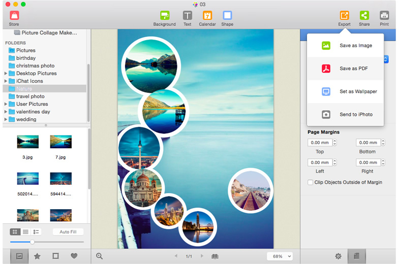 making photo collage for mac desktop