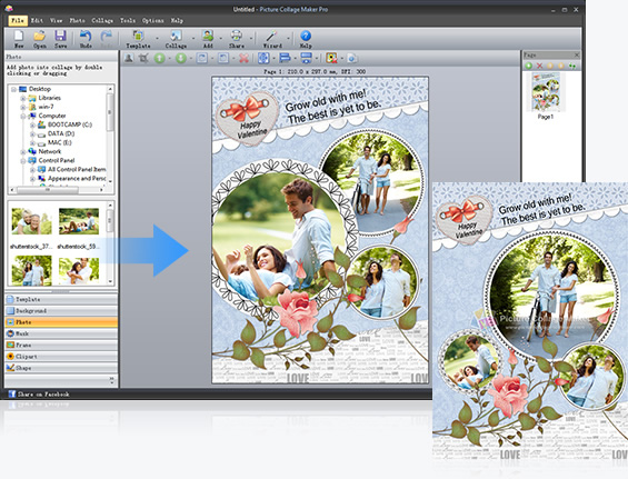 photo collage maker free download full version for pc