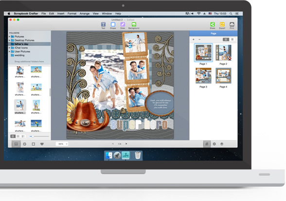 Anniversary Scrapbook Templates & Samples - Scrapbook Crafter for Mac
