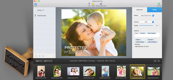 photo editing software for watermarking photos for the mac