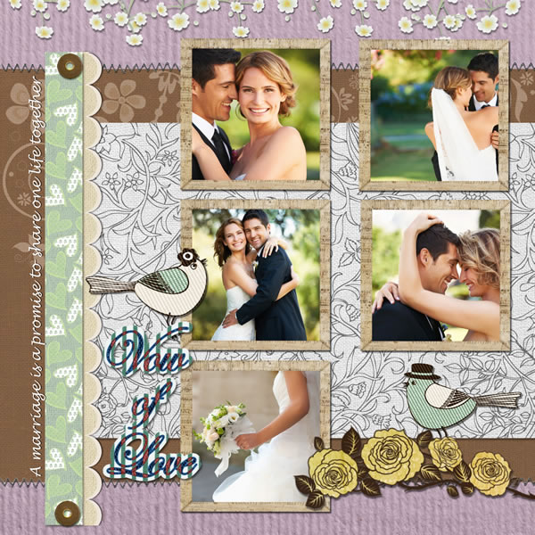 Wedding Scrapbook Templates | Wedding Scrapbook Designs | Wedding ...